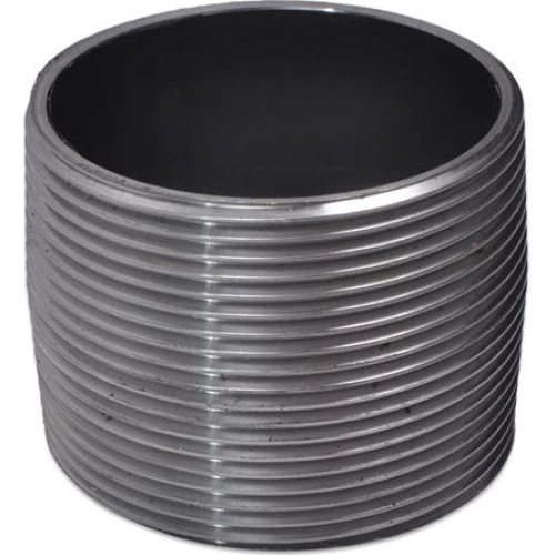 Nippelrør Sort SMSK 2" x 2" - 40 mm
