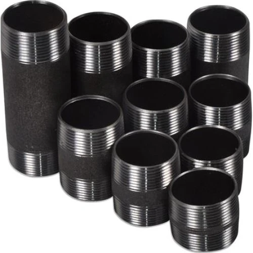 Nippelrør sorte 1 1/4'' - 10 stk.