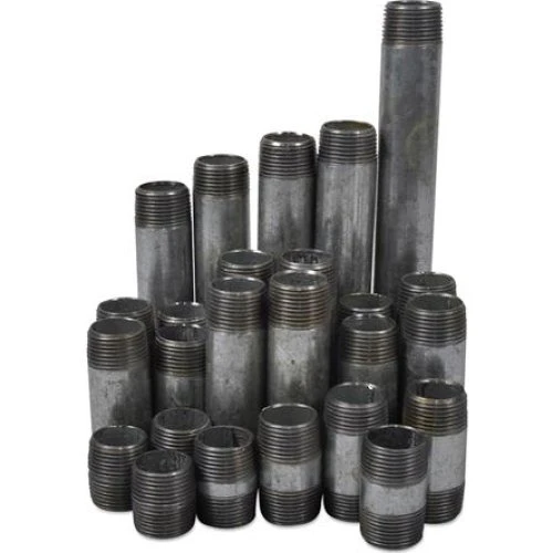 Nippelrør Galvaniseret 1/2" Blandede Længder - 25 stk.