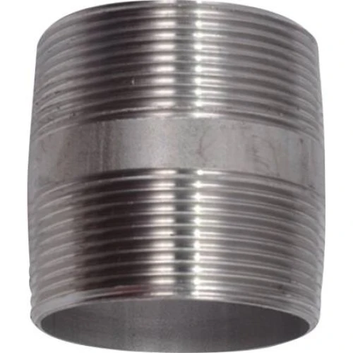 Nippelrør 1 1/2" x 60mm AISI 316 Rustfrit stål