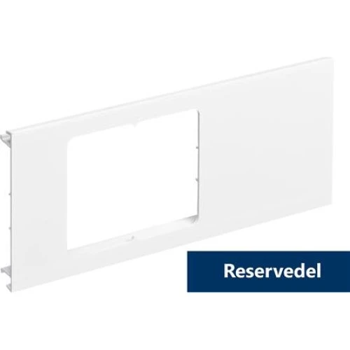 Hager Lågudsnit 2 modul perlehvid 250mm