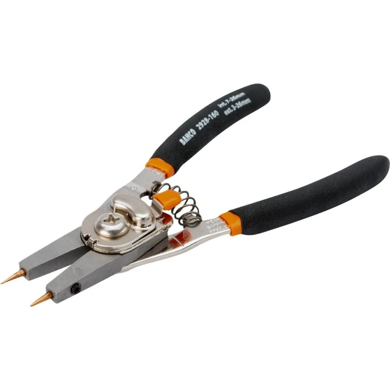 Bahco 2928-200 låseringstang 200 mm med udskiftelige spidser