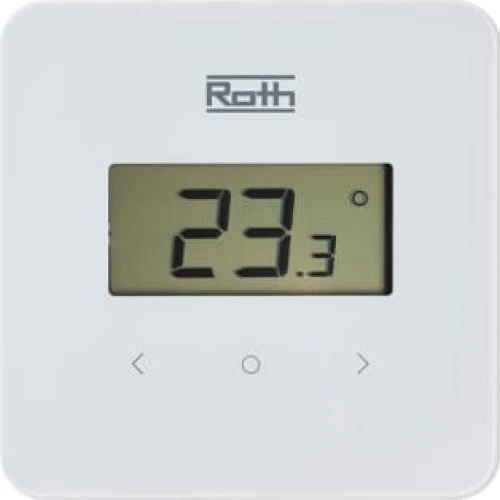 Roth Touchline® SL rumtermostat med IR føler, hvid