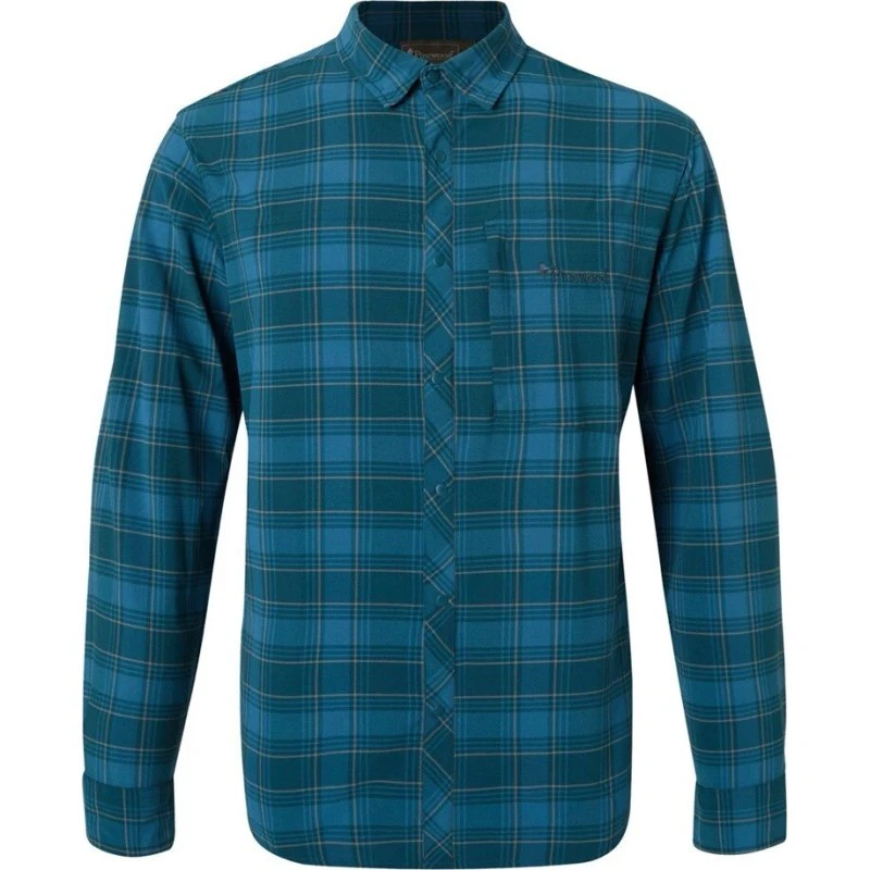 Pinewood Abisko Trekking L/S Skjorte - Teal Blue XL