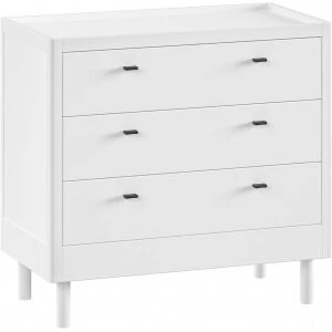 Forrest kommode i bøg, 3 skuffer – hvid
