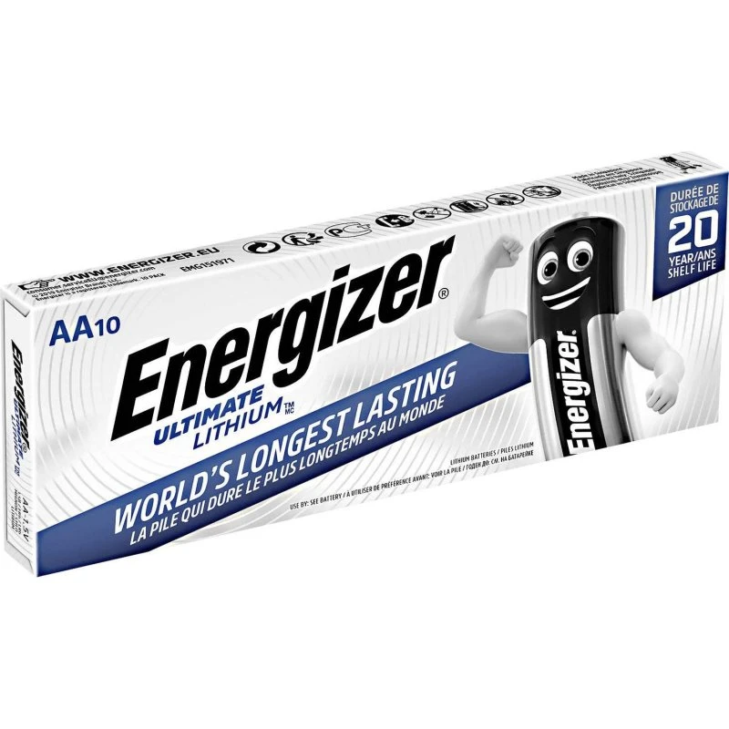 Energizer Ultimate Lithium AA 10 stk. – Langtidsholdbare batterier