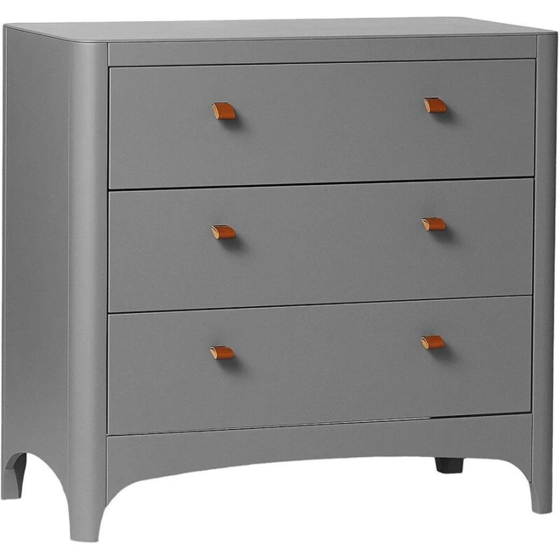 Leander Classic kommode, hvid - 3 skuffer, soft-close