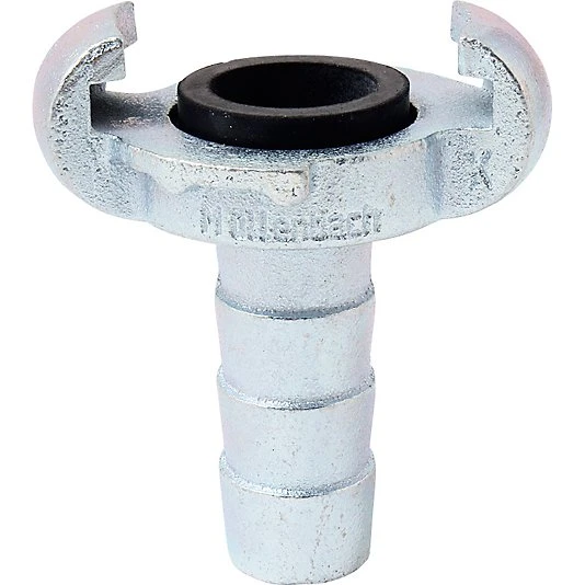 Klokobling med 1 slangestuds, 25 mm, 10 bar