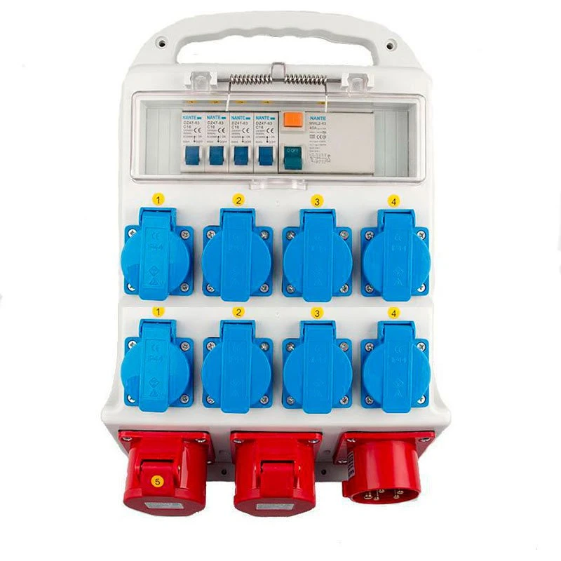 Elworks Byggepladstavle Medium 16A - 10 udtag (2019 version)