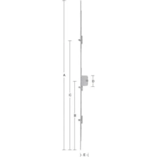 Paskviler d.40 23553 2110 ga, IPA kolvepaskvil 1750 x 40 mm