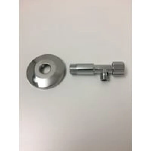Megatherm Unite stopventil 1/2" x 3/8" med 77 mm roset