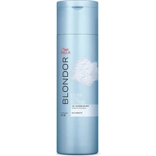 Wella Blondor Extra Cool 2-i-1 Lightener og Toner Blonde 150g
