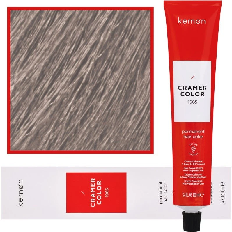 Kemon Cramer Color 9.21 Meget lys askeblond beige, 100 ml