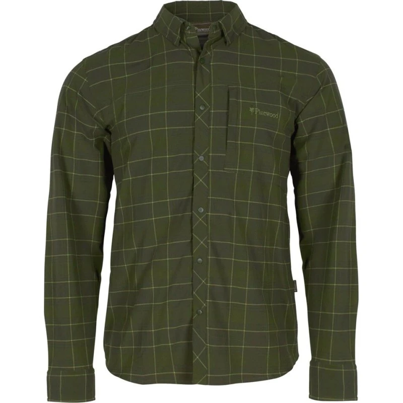 Pinewood Abisko Trekking L/S Skjorte – Moss Green