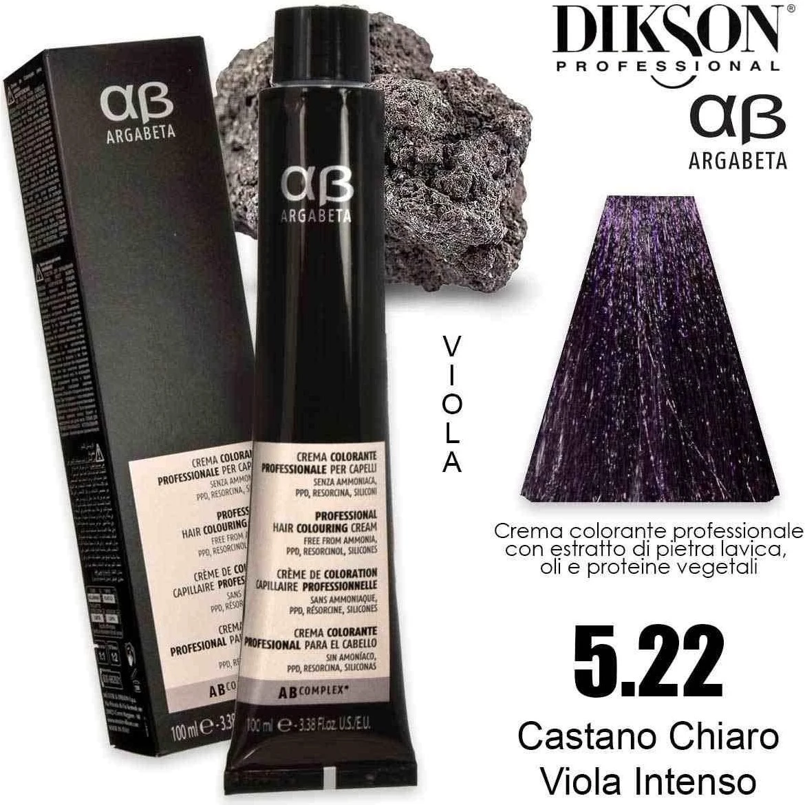 Dikson Argabeta Farve 5,22 Lysebrun Intens Lilla 100 ml