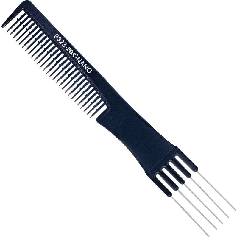 FOX NANO 9323 Hårkam med spids til præcis styling