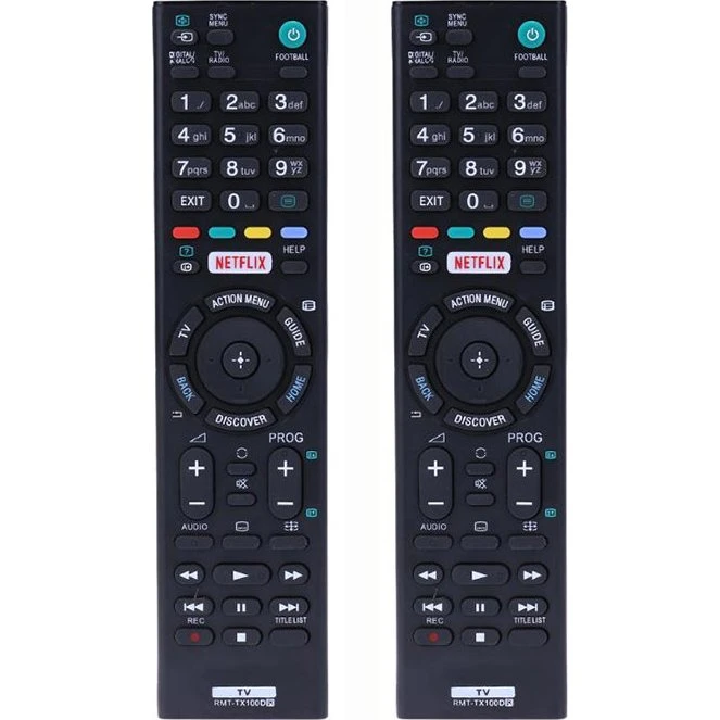 Sony RMT-TX100D Universal Fjernbetjening (2-pak) - Sort