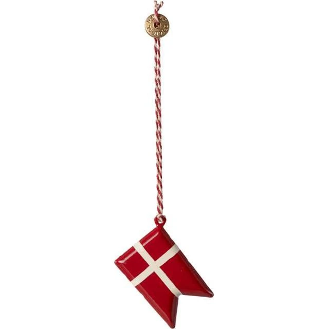 Maileg Juleornament i Metal - Dannebrog
