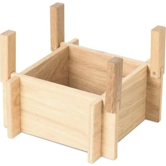 Squarely BaseON stander til GrowON plantekasse - Naturlig eg