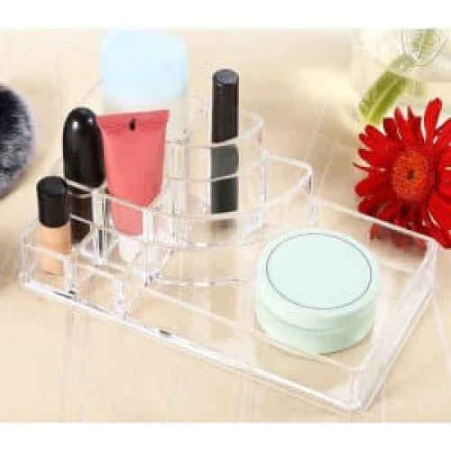 AVERY UNIQ Makeup Organizer - 8 rum i klar silikone