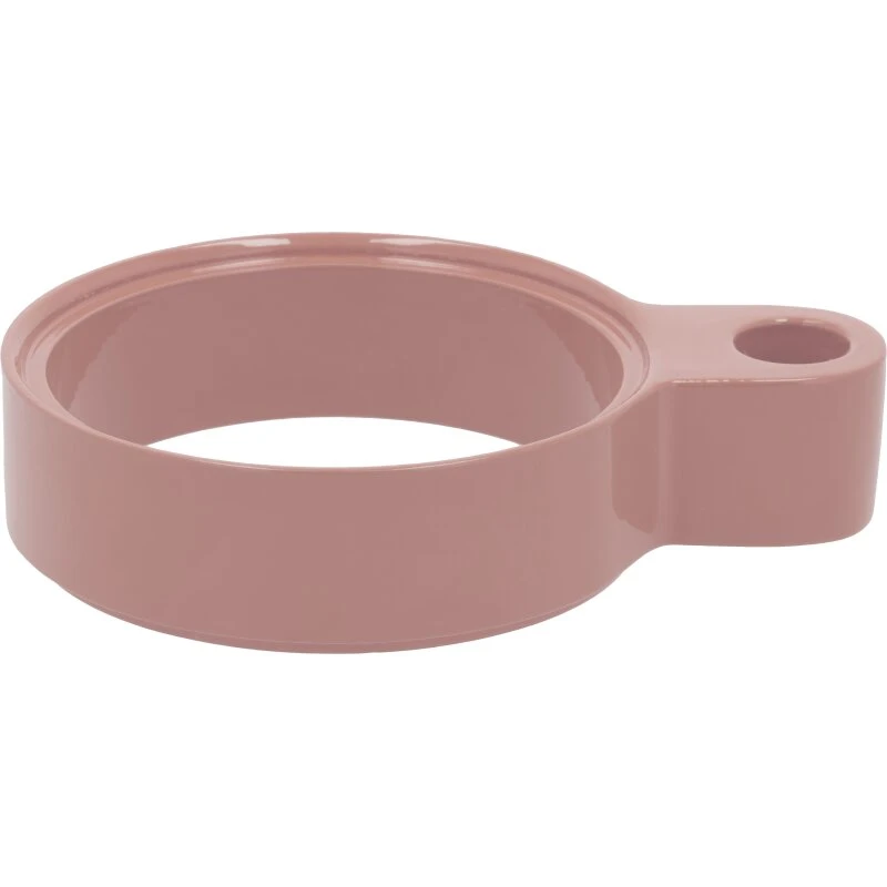 Villa Collection Styles lysestage, rosa aluminium 16 x 3,6 cm