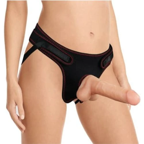 Lovetoy Easy Strapon Set 20 cm - Strap-on med sele