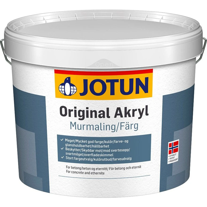 Jotun Original Akryl Murmaling 10 L Hvid