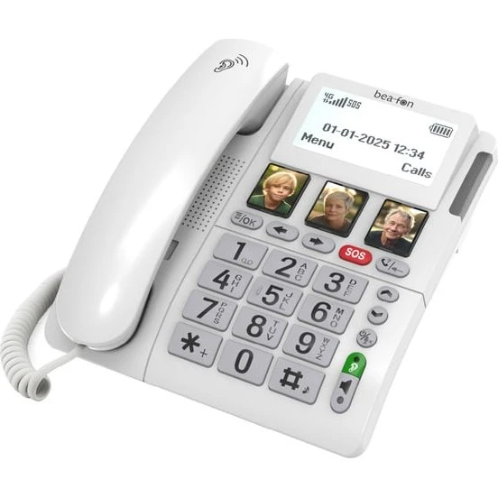 Beafon ML10 LTE Hvid - Enkel og pålidelig mobiltelefon