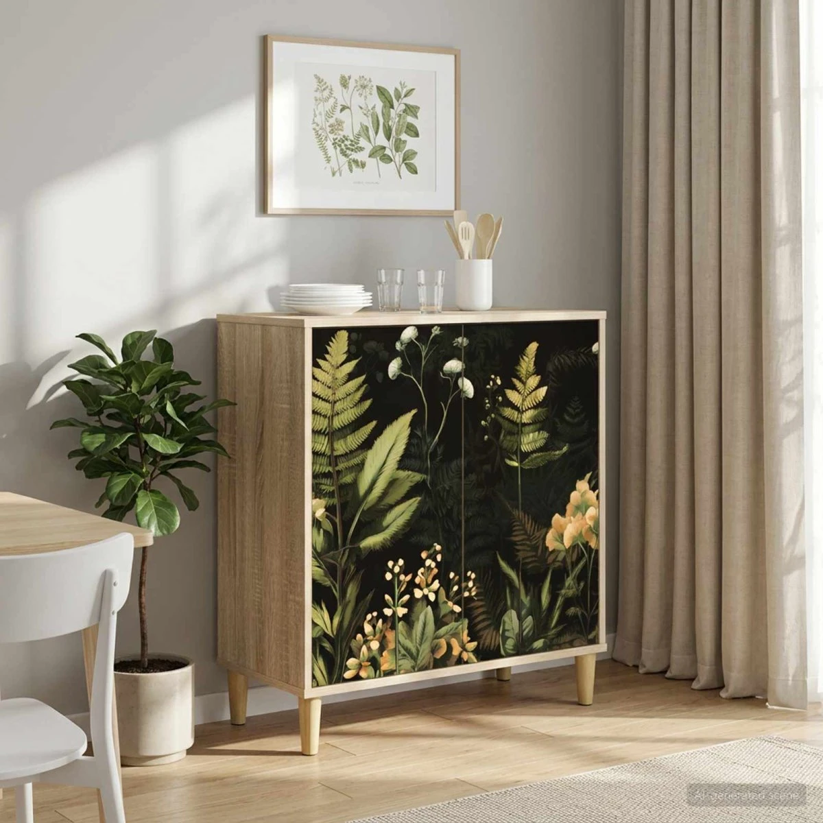 vidaXL Sideboard RHENEN Sonoma-eg 69 x 33 x 75 cm