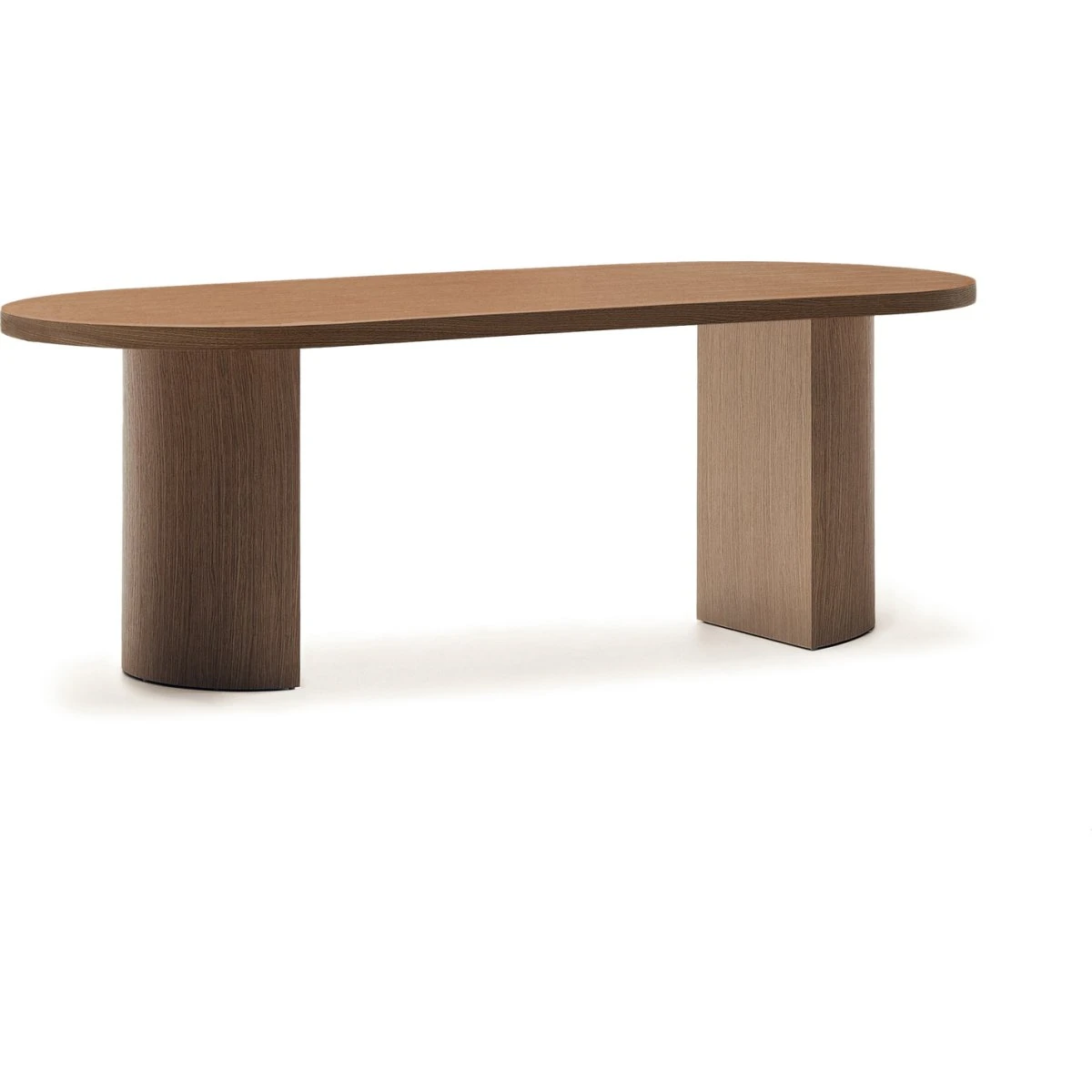 Kave Home Nealy Spisebord 200x100 cm mørk valnød