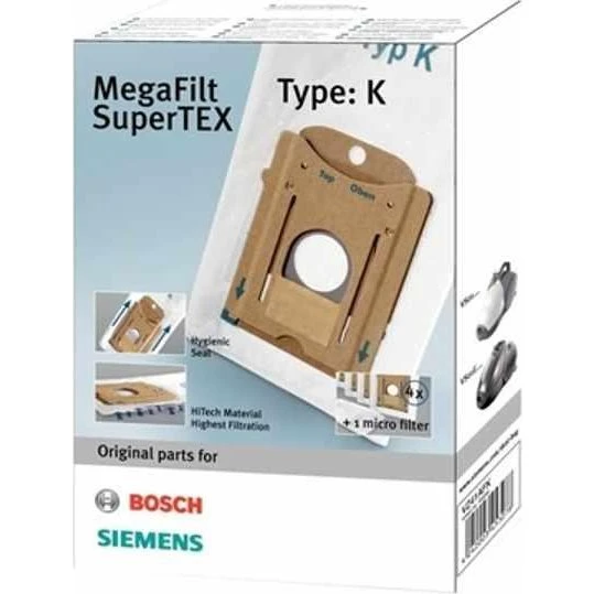 Bosch/Siemens Type K Støvsugerposer med Micro-hygiejnefilter