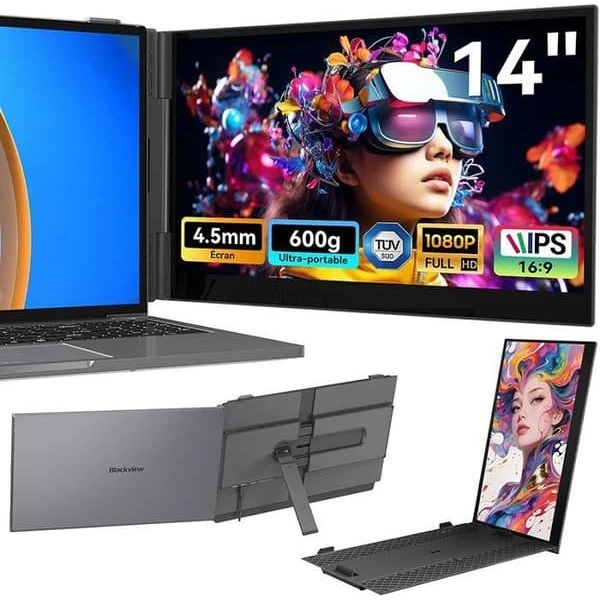 Blackview SCM6 14" FHD IPS Bærbar Skærm - Grå