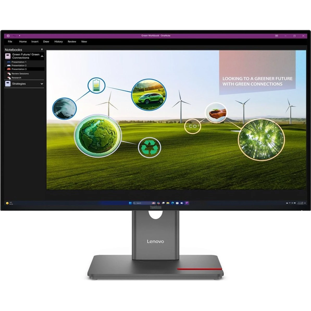 Lenovo ThinkVision P27Q-40 27" QHD IPS 120Hz Skærm