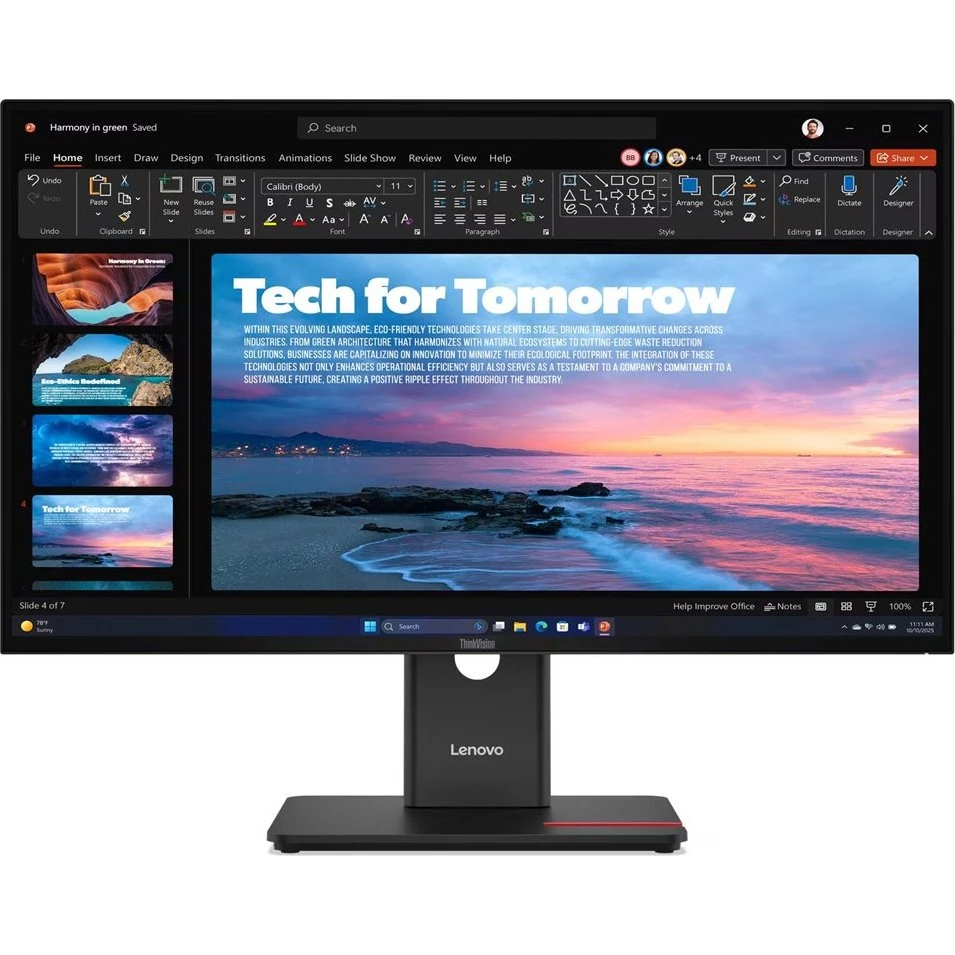 Lenovo ThinkVision T27qd-40 27" QHD IPS 120Hz USB-C Skærm