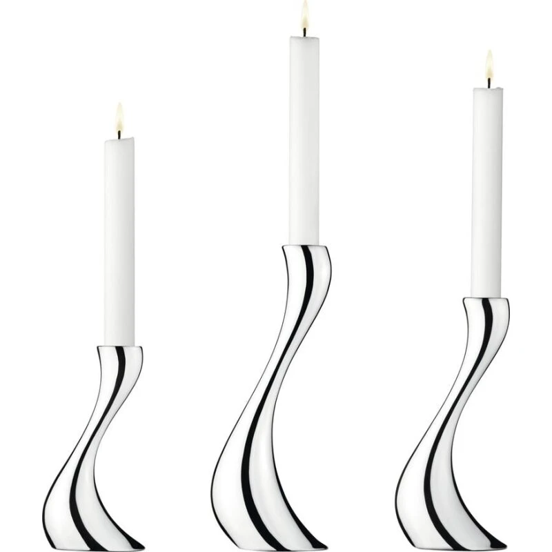 Georg Jensen COBRA lysestage sæt 3 stk (small, medium, large)