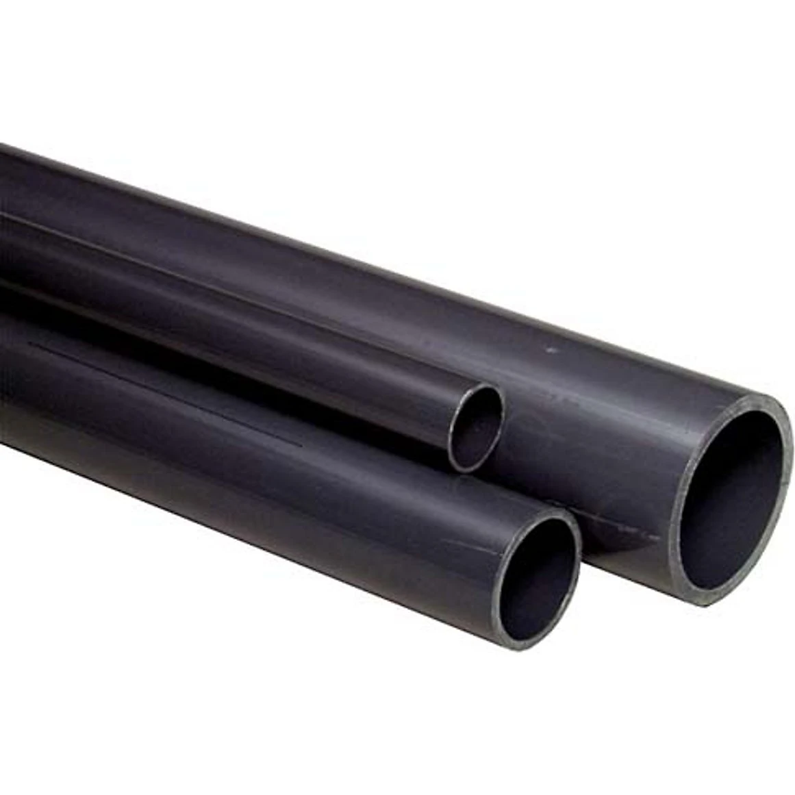 GF PVC rør 90 mm PN10 - Mørkegrå