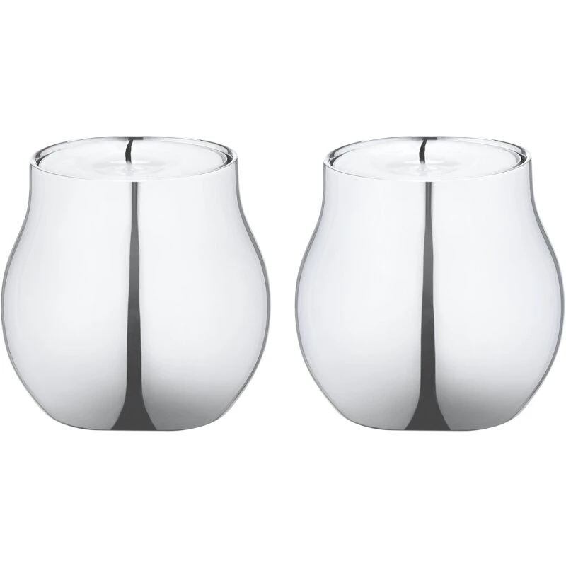 Georg Jensen Cafu fyrfadsstage, 2 stk.
