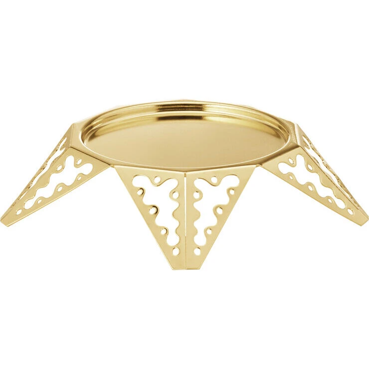 Georg Jensen CC2022 Lysestage, forgyldt (18 kt) til bloklys