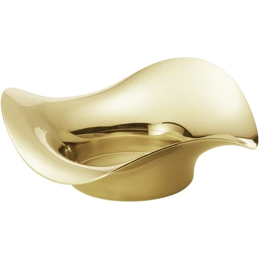 Georg Jensen Cobra søjle-lysestage, blankt rustfrit stål