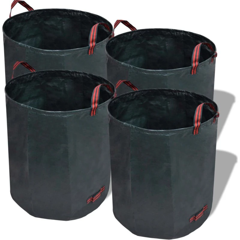 Affaldsposer grøn 45 x 76 cm – polypropylen (haveaffald)