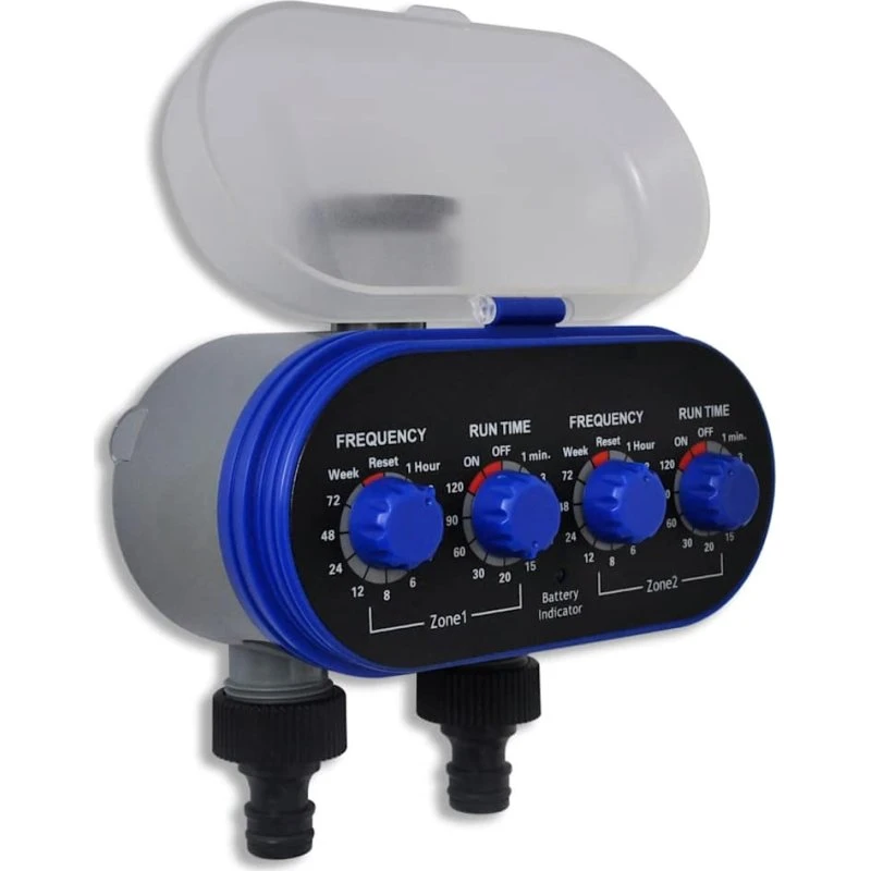 Dobbel automatisk vandingstimer til haven
