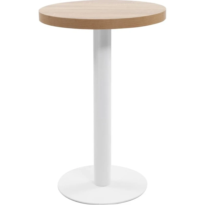 Bistrobord 50 cm MDF lysebrun