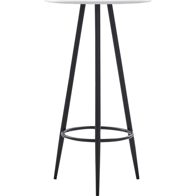 Barbord 60 x 107,5 cm hvid MDF – moderne bistrobord