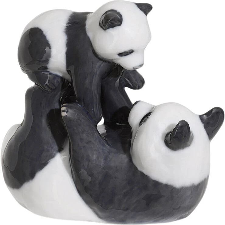 Royal Copenhagen Årsfigur 2022 – Panda med unge, 10,5 cm