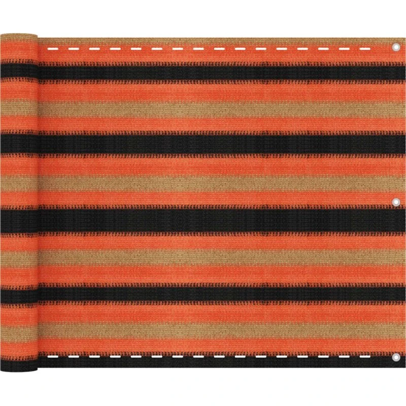 Altanafskærmning HDPE 75x400 cm - flerfarvet