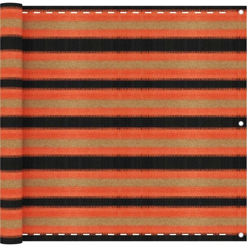 Altanafskærmning 90x300 cm HDPE - flerfarvet