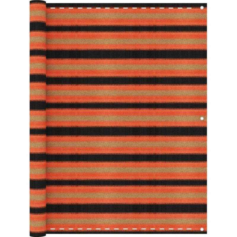 Altanafskærmning HDPE 120x500 cm flerfarvet