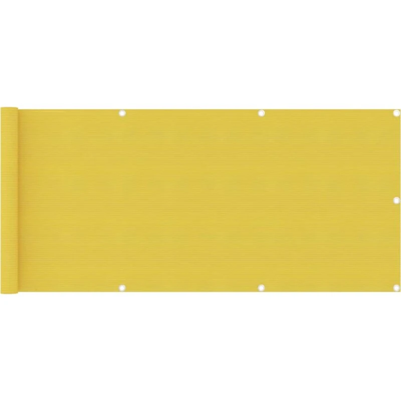 Altanafskærmning HDPE 75x500 cm – Gul, UV-bestandig