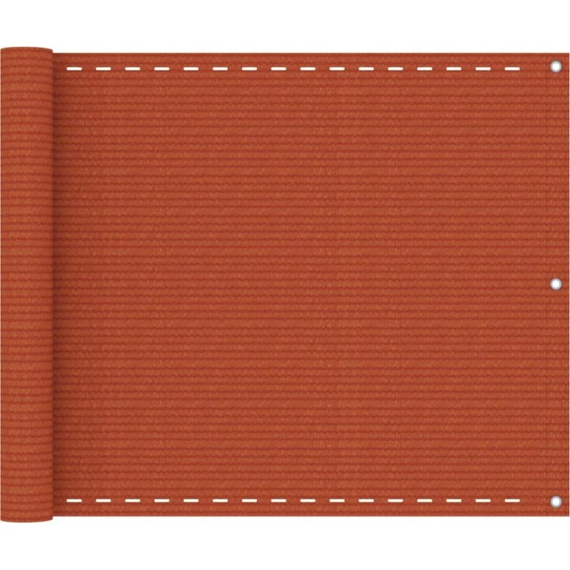 Altanafskærmning HDPE 75x300 cm - Orange