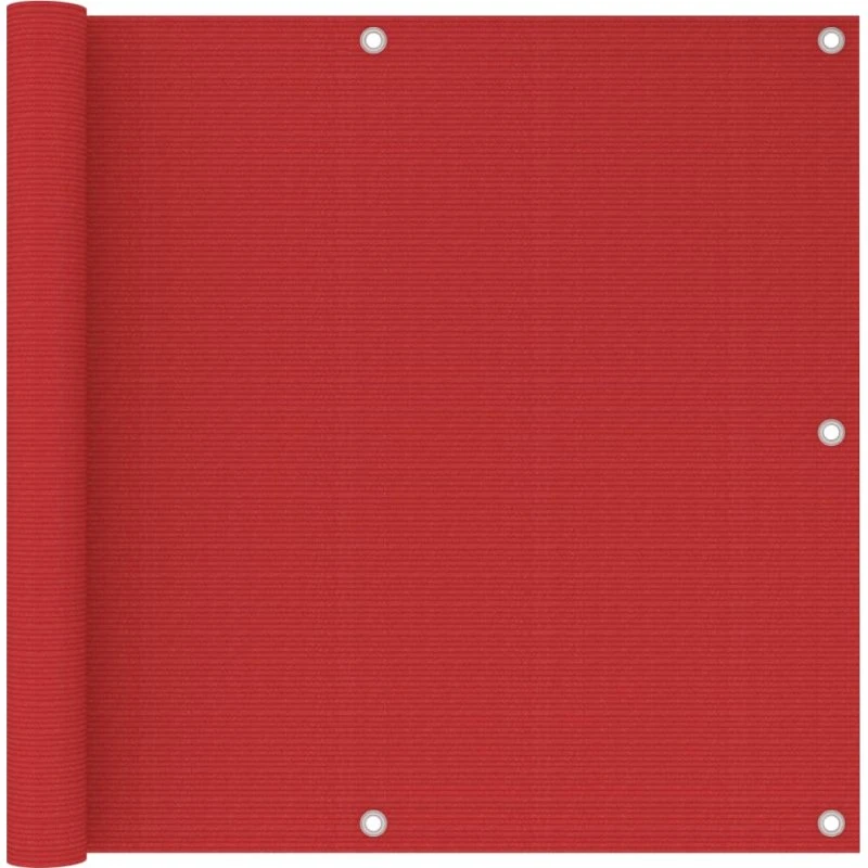 Altanafskærmning HDPE 90x300 cm – rød